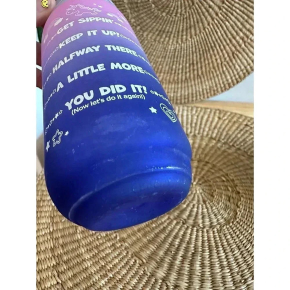 Unicorn purple ombré YOU CAN DO IT drinking cup - Picture 3 of 8